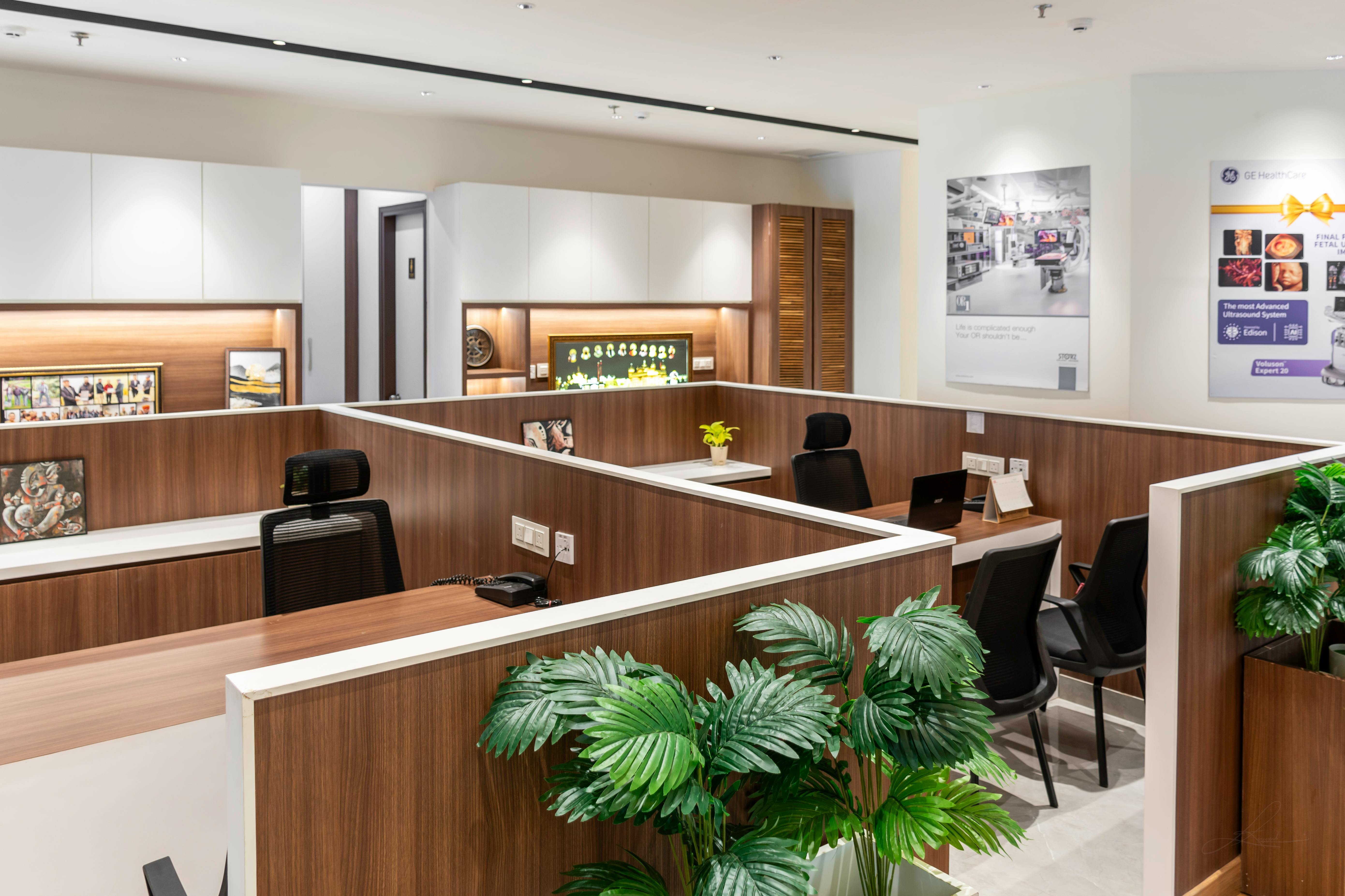 Modern office interior suitable for phased commercial refurbishment