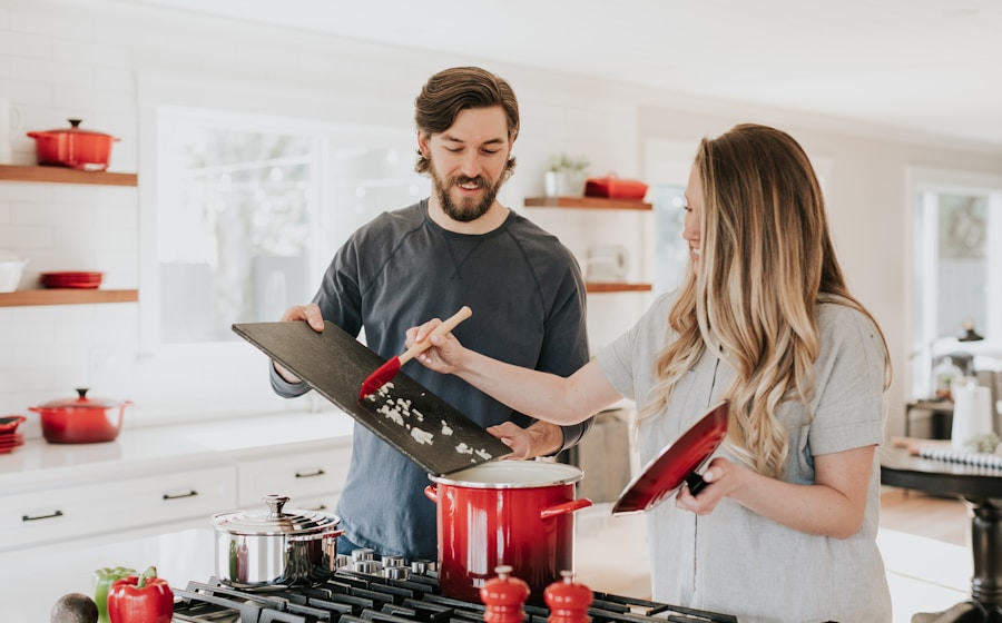 Modern kitchen cabinetry, worktops, and fittings after professional installation