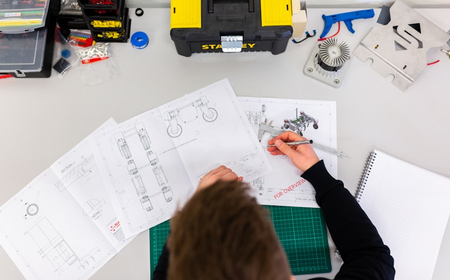 Trades and equipment on a live refurbishment site during preparation and early works